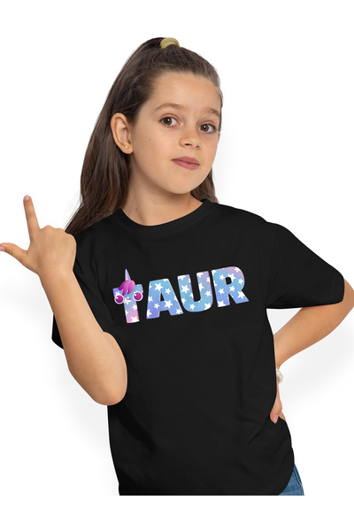 StoryGift Romania Tricou Copii Fete Cu Numele Taur, Unicorn, Printesa, Fairyt...
