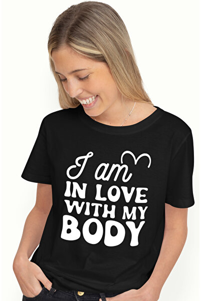 StoryGift Romania Tricou Femei cu mesajul "I am in love with my body" - sunt ...