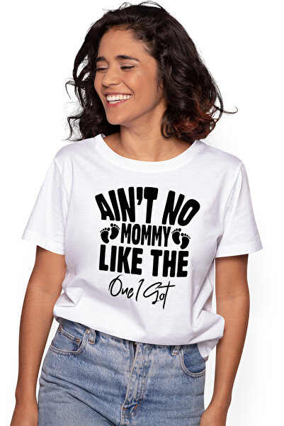 StoryGift Romania Tricou Femei Cu Urme Si Mesajul "ain't No Mommy Like The On...