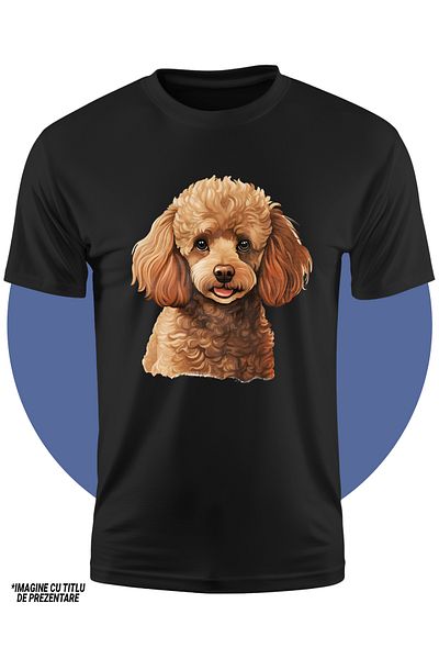 StoryGift Romania Tricou Copii Cu Un Catelus Blanos, Ilustratie, Jucaus, Vesel, Pentru Iubitorii De Caini 1