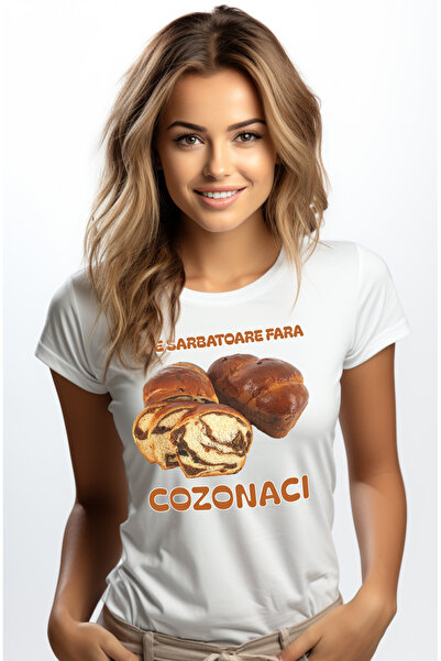 StoryGift Romania Tricou Femei Cozonaci Nu E Sarbatoare Fara Mancare Traditio...