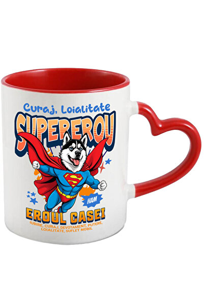 StoryGift Romania Cana Cu Husky Siberian / Siberian Husky Caine In Costum De ...