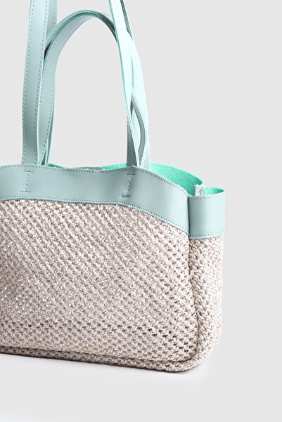 MODA Lizbon A Ποιοτική Εισαγόμενη Ψάθινη Τσάντα Γυναικεία Τσάντα Χειρός και Ώ...