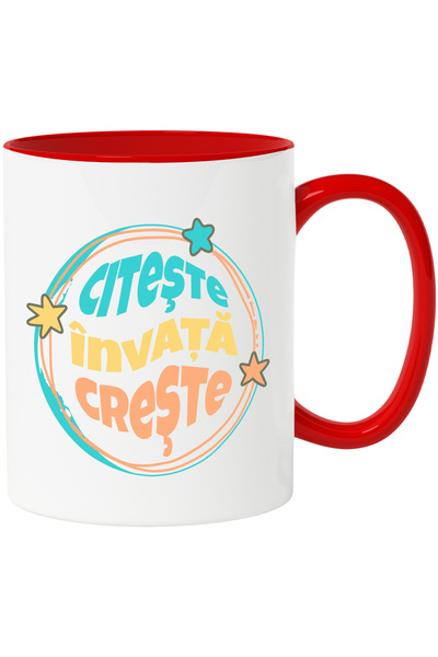 StoryGift Romania Cana Citeste, Invata, Creste Dezvoltare Personala, 330ml, C...