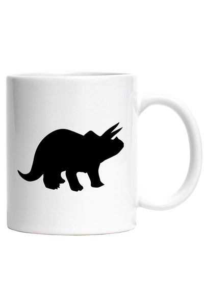 StoryGift Romania Cana Cu Un Dinozaur - Pentru Copii Cu Maner Alb, Cu Maner A...