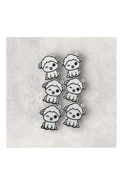 mika house Feast Keychain Lamb Keychain Feast 6Pcs