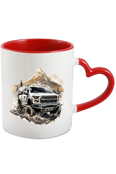 StoryGift Romania Cana Cu Ford F-150, Munte, Padure, Brazi, Offroad, Multicol...