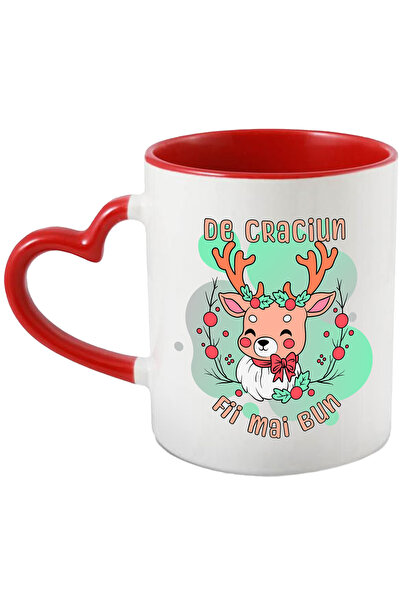StoryGift Romania Cana De Craciun Fii Mai Bun Ren Sarbatoare Familie, 330ml, ...