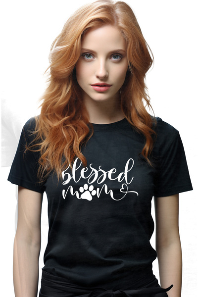 StoryGift Romania Tricou Femei Cu O Labuta Si O Inimioara Cu Mesajul "blessed...