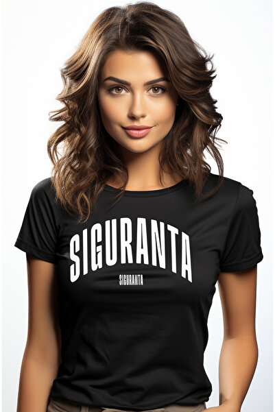 StoryGift Romania Tricou Femei Cuvantul Siguranta, Motivational, Self Help, I...