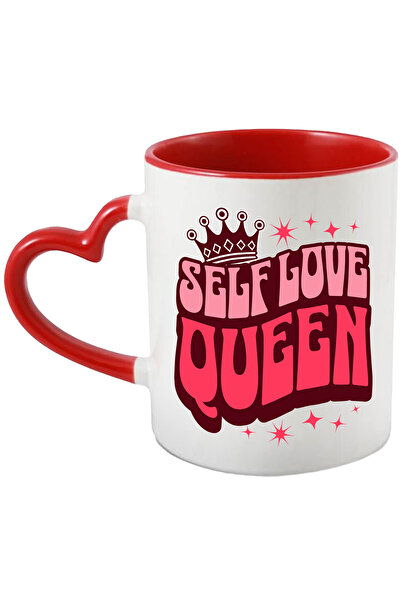 StoryGift Romania Cana Cu Mesaj Inspirational Femeie Cu Coroana Text Self Lov...