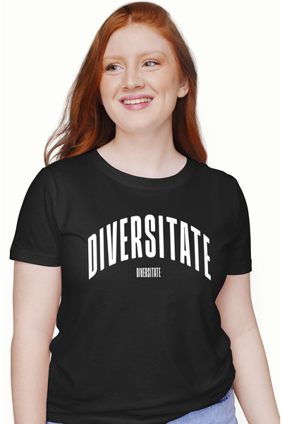 StoryGift Romania Tricou Femei Cuvantul Diversitate, Motivational, Self Help,...