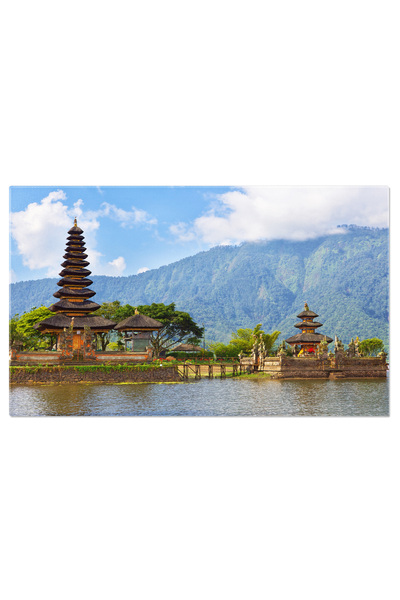 StoryGift Romania Tablou Canvas Cu Temple In Bali, Indonezia - Spiritualitate...