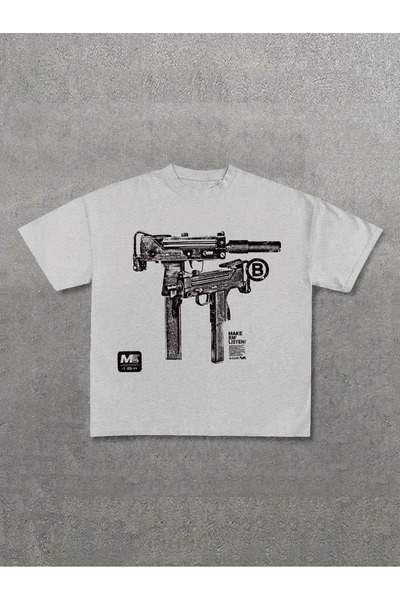 bellanova Μπλουζάκι με γραφικό τύπωμα αποσυναρμολόγησης όπλων για άνδρες