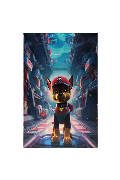 StoryGift Romania Tablou Canvas: Patrula De Căței Și Roboți- Desene Pentru Co...