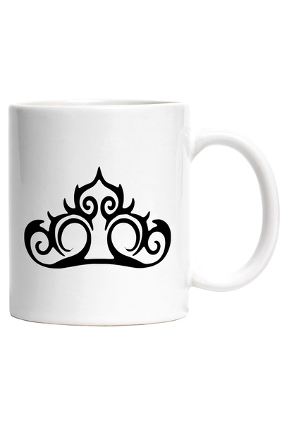 StoryGift Romania Cana Cu O Coroana - Pentru O Regina Cu Maner Alb, Cu Maner Alb Stg