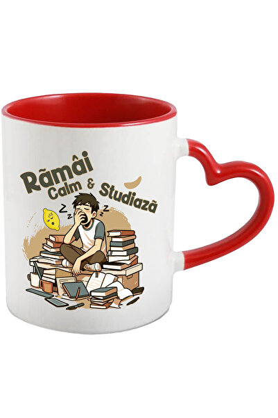 StoryGift Romania Cana Ramai Calm Si Studiaza Student Obosit Scoala, 330ml, C...
