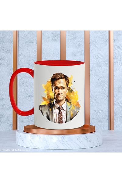 StoryGift Romania Mug With TV Series, Comedy, Barney Stinson, Character, Costume, Illustration, Multic, With, STG