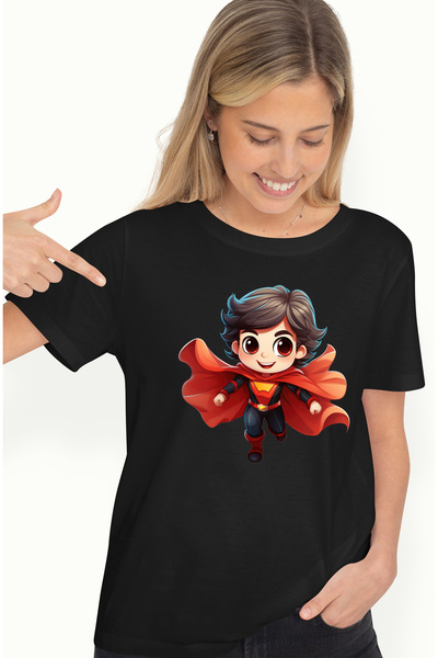 StoryGift Romania Tricou Femei Cu Un Baiat Erou, Ilustratie, Pelerina Rosie, ...