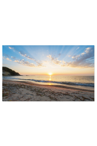 StoryGift Romania Tablou Canvas - Plaja Si Valurile Linistite La Marea Neagra