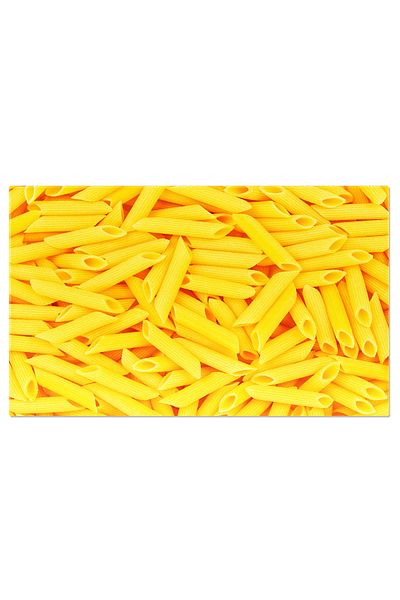StoryGift Romania Tablou Canvas Penne Rigate Macaroane, Paste, Crud, Fundal, Fluture, Abstract 2542