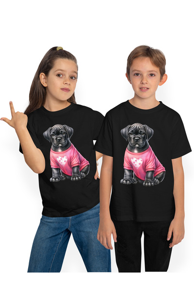 StoryGift Romania Tricou Copii Cu Un Catelus Tristut, Ilustratie, Bluza Cu In...