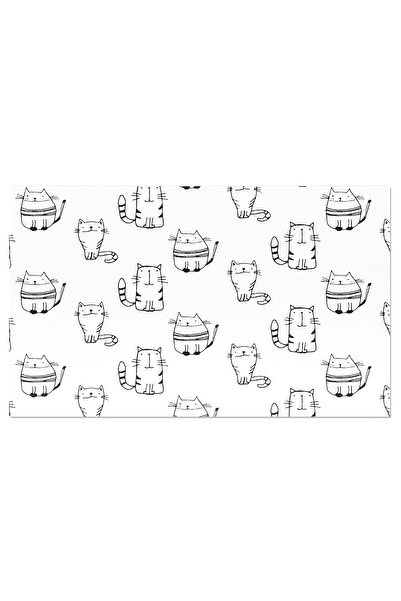 StoryGift Romania Tablou Canvas: Pisica In Tonuri Contrastante, Design Manual...