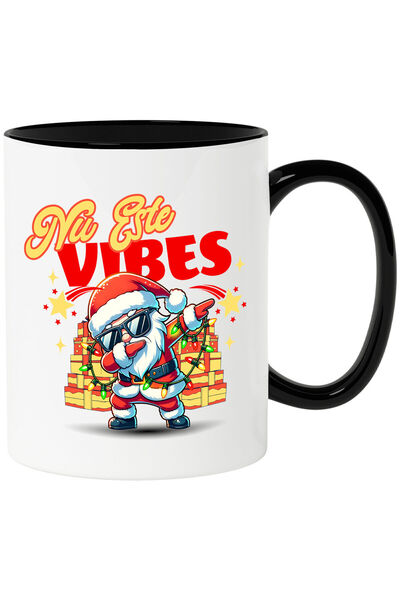 StoryGift Romania Cana Cu Mos Craciun Cool Ochelari De Soare Text Nu Este Vib...