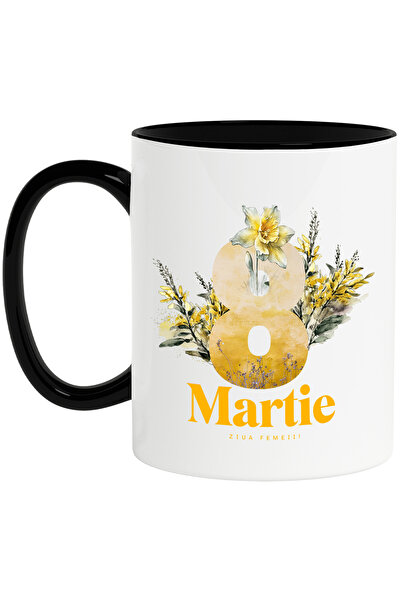 StoryGift Romania Cana 8 Martie Ziua Femeii Sarbatoare Mama Flori, 330ml, Cer...