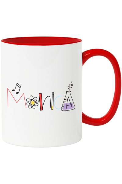 StoryGift Romania Cana Cu Numele Monica, Scoala, Chimie, Materii, Algebra, Ge...