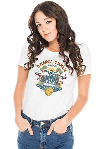 StoryGift Romania Tricou Femei Cascada Natura Padure Copacii Planeta-familie ...