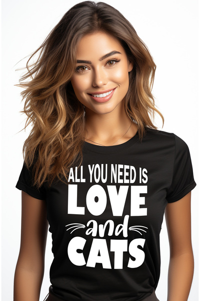 StoryGift Romania Tricou Femei pentru iubitorii de pisici cu textul in englez...