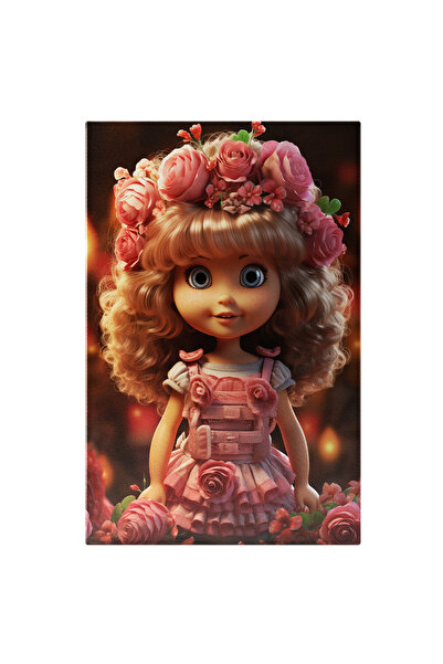 StoryGift Romania Tablou Canvas: Capsunica Prajiturica Obraz, Copil, Papusa, ...