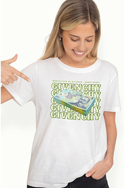 StoryGift Romania Tricou Femei - 100 Lei Romanesti, Cu Imprimeu Pe Fata, 100%...