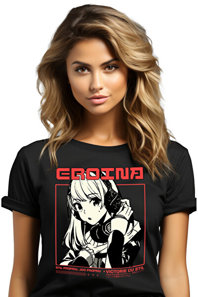 StoryGift Romania Tricou Femei Eroina Gamingului fata stil anime iubitorii PS...