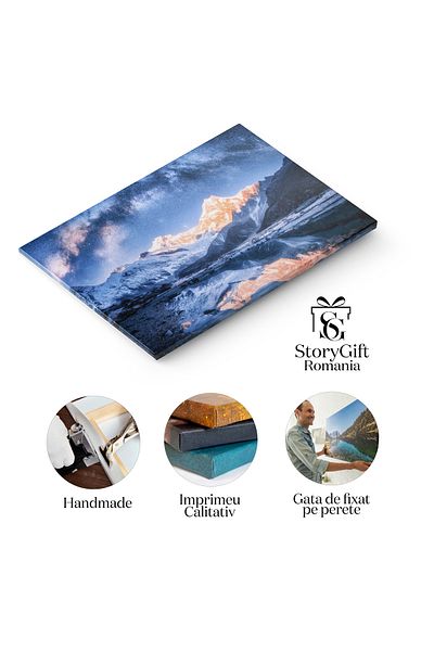 StoryGift Romania Tablou Canvas: Peisaje Stelare In Himalaya - In Cautarea Cunoasterii Cosmice