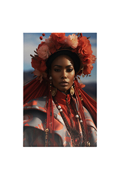 StoryGift Romania Tablou Canvas: Fotografie Cu O Femeie Afro Frumoasa - Vesti...