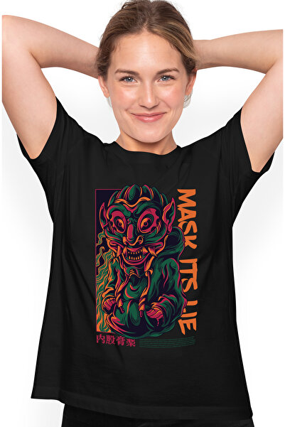 StoryGift Romania Tricou Femei Cu Masca Stil Dragon Chinezesc, Hanorac Larg, ...