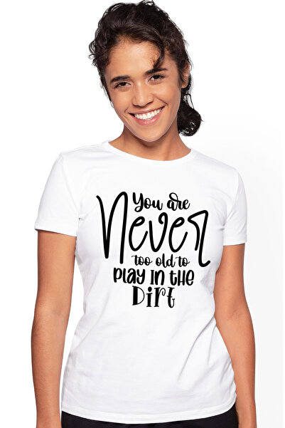 StoryGift Romania Tricou Femei cu un mesaj care te indeamna sa te joci in namol/murdarie chiar dac WHT_L