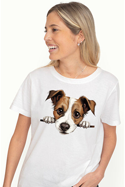 StoryGift Romania Tricou Femei cu un catelus putin dezamagit, ilustratie, pen...