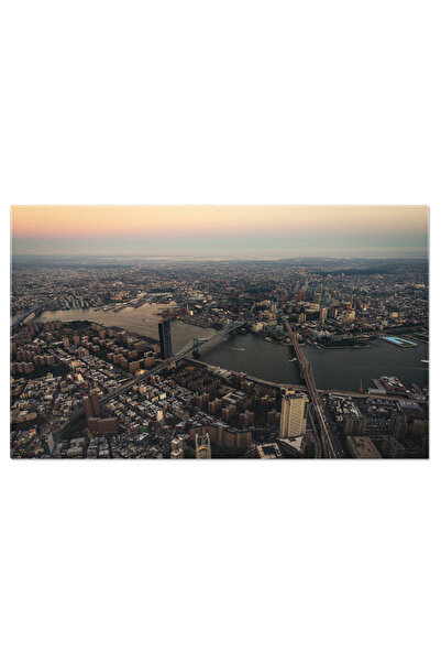 StoryGift Romania Tablou Canvas Skyline Manhattan, Vedere Aeriana, New York, ...