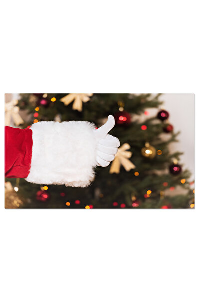 StoryGift Romania Tablou Canvas Mos Craciun Dand Cu Degetul In Sus Din Nou Un...