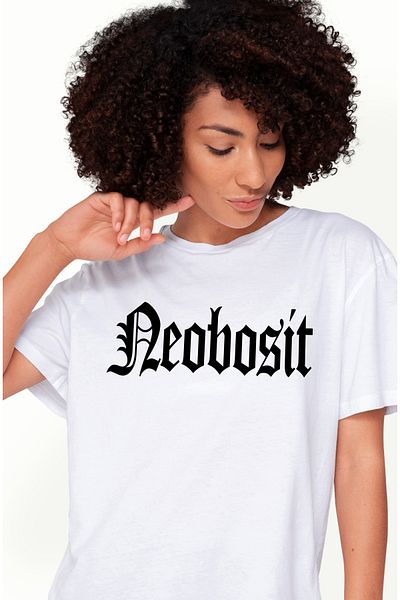 StoryGift Romania Tricou Femei Neobosit, Mesaj Motivational, Cuvant, Text Inspirational, Self Care WHT_L