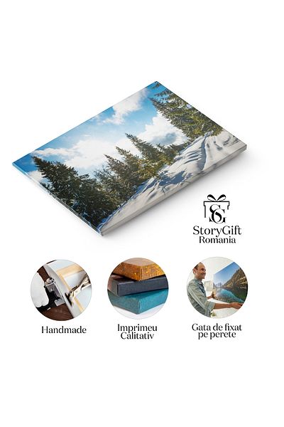 StoryGift Romania Tablou Canvas Vedere Splendida A Plantatiilor De Orez Cu Palmieri, Bali, Orez, Palmieri, Natura