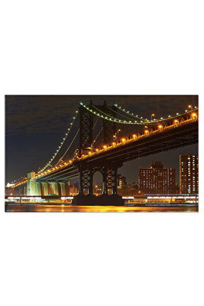 StoryGift Romania Tablou Canvas Podul Manhattan Si Skylineul Vazute De Pe Pod...