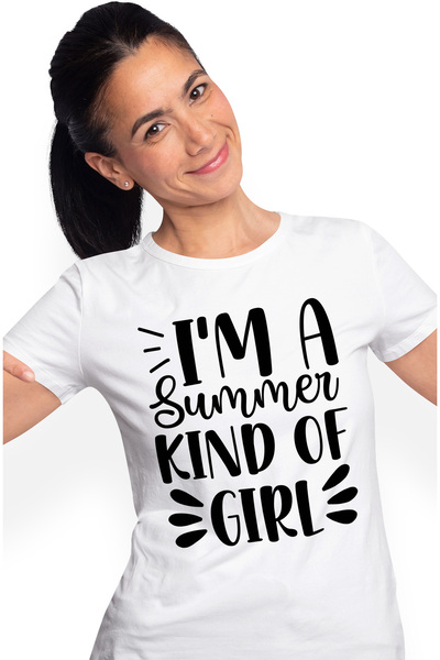 StoryGift Romania Tricou Femei pentru fetele care prefera vara - cald plaja vacanta cu imprimeu p WHT_L