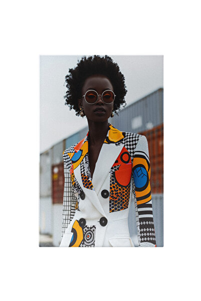 StoryGift Romania Tablou Canvas Culorile Ce Spun O Poveste Portretul Femeii L...