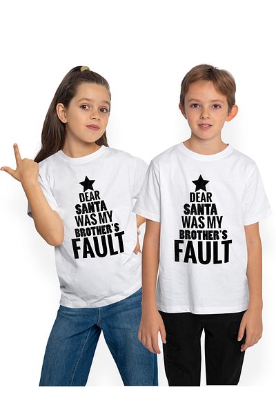 StoryGift Romania Tricou Copii Pentru Cei Care Arunca Vina Pe Fratele Lor 100% Bumbac, Unisex, Alb, 12 Ani,