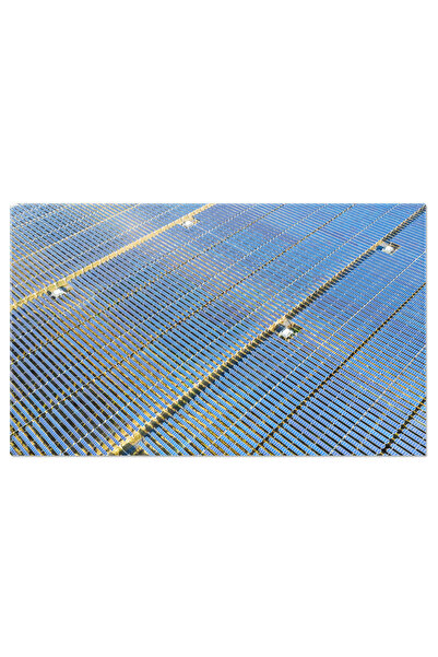 StoryGift Romania Canvas Painting 90 x 60CM Photovoltaic Farm - Clean Energy,...