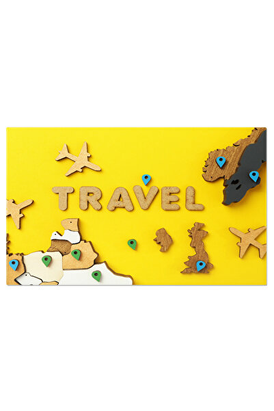 StoryGift Romania Tablou Canvas - Explorare Geografica, Calatorii Vintage, De...